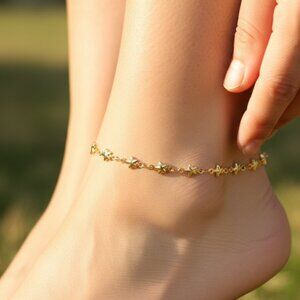 "Elegant Handmade Anklet – Delicate Jewelry for Women, MAR091595